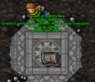Mystery Box auto loot slots