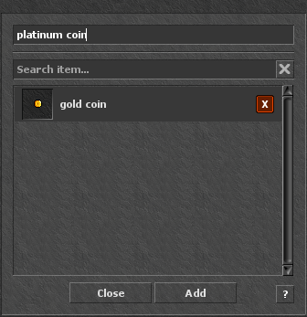 Auto Loot window