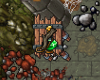 Ancient summoning ritual altar setup
